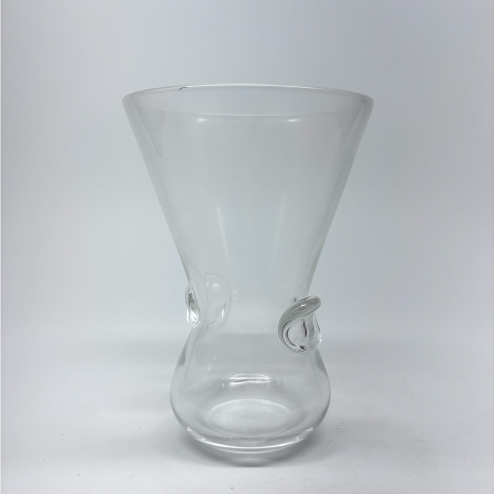 Steuben Signet Glass Vase Signed 1949 NY 6” MCM designed By David Hills